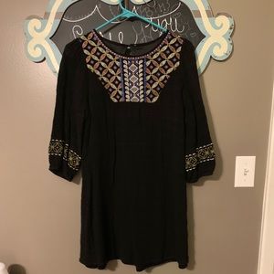 Black Aztec print dress!
